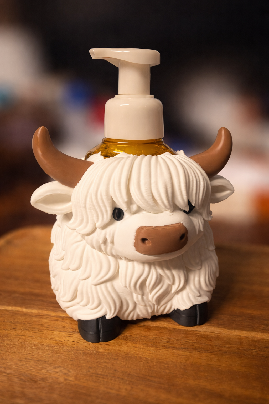 Highland Cow Hand Soap Holder