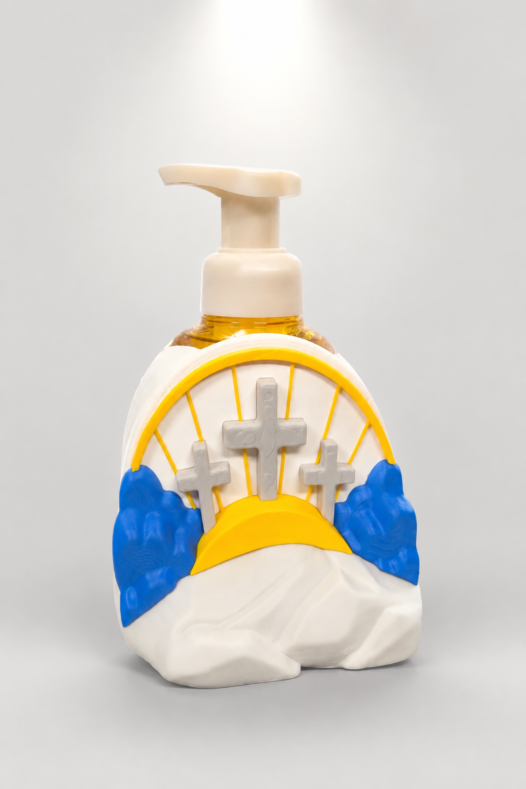 Cross Scene Hand Soap Holder