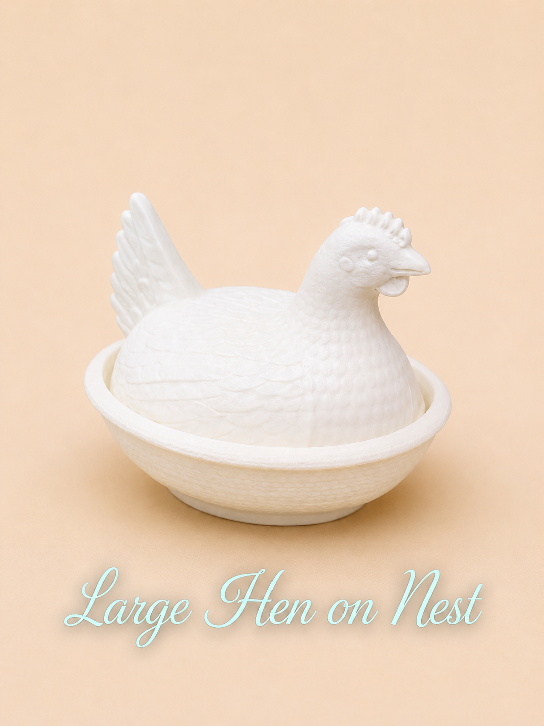 Hen on Nest Trinket Dish – 3D Printed Decor & Functional Holder