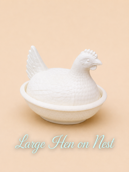 Hen on Nest Trinket Dish – 3D Printed Decor & Functional Holder