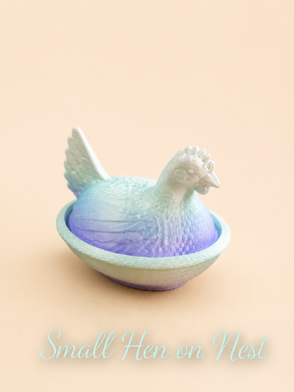Hen on Nest Trinket Dish – 3D Printed Decor & Functional Holder