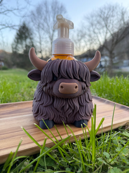Highland Cow Hand Soap Holder