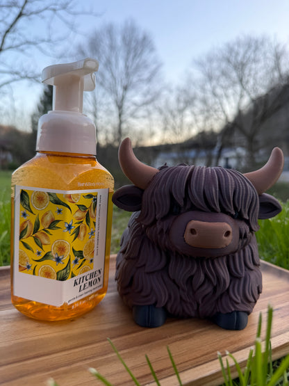Highland Cow Hand Soap Holder