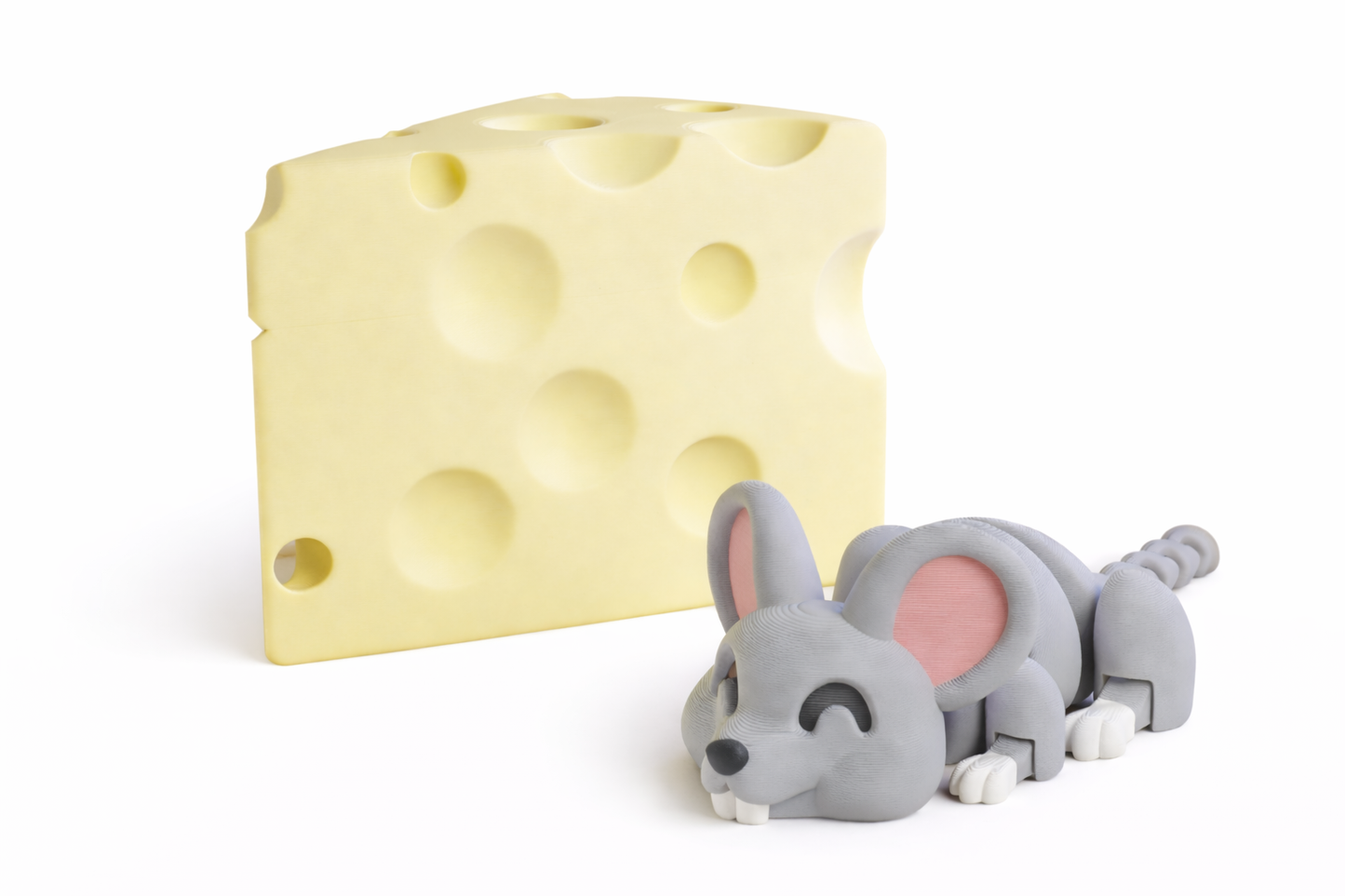 Cheese Block With Mouse