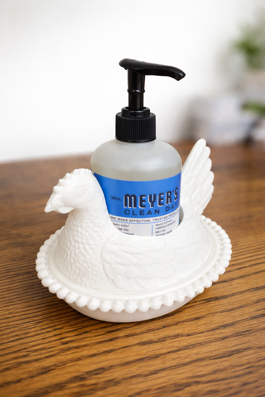 Hen on Nest Soap Holder - Classic Round