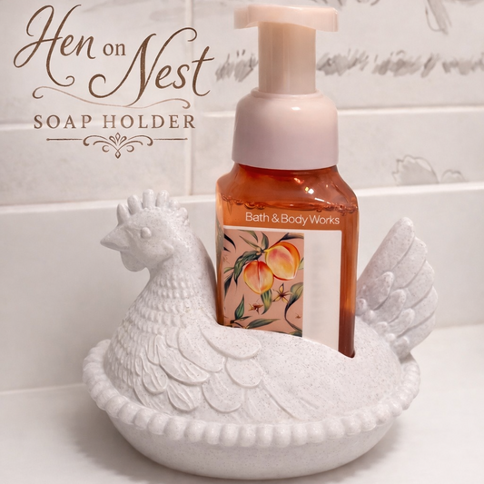 Hen on a Nest Hand Soap Holder