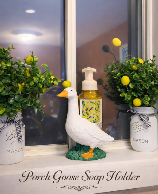 Porch Goose Soap Holder