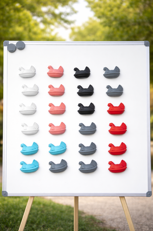 Three Pack Hen on Nest Magnets