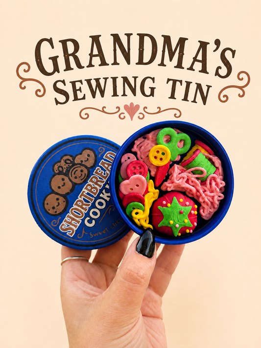 Grandma’s Sewing Tin Clicker