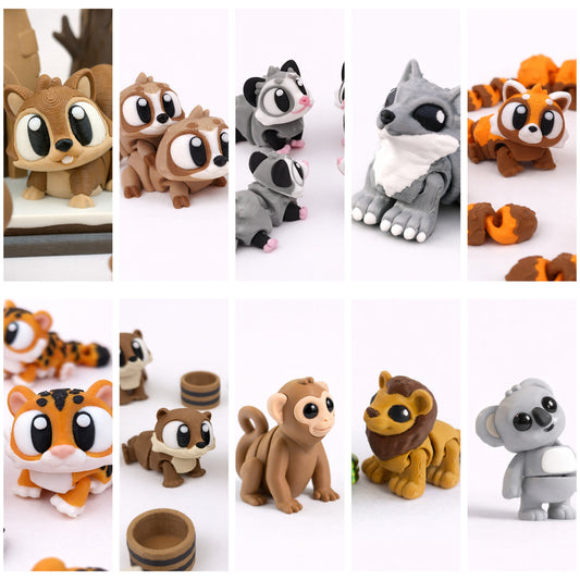 Wild & Woodland Animals Mystery Minis