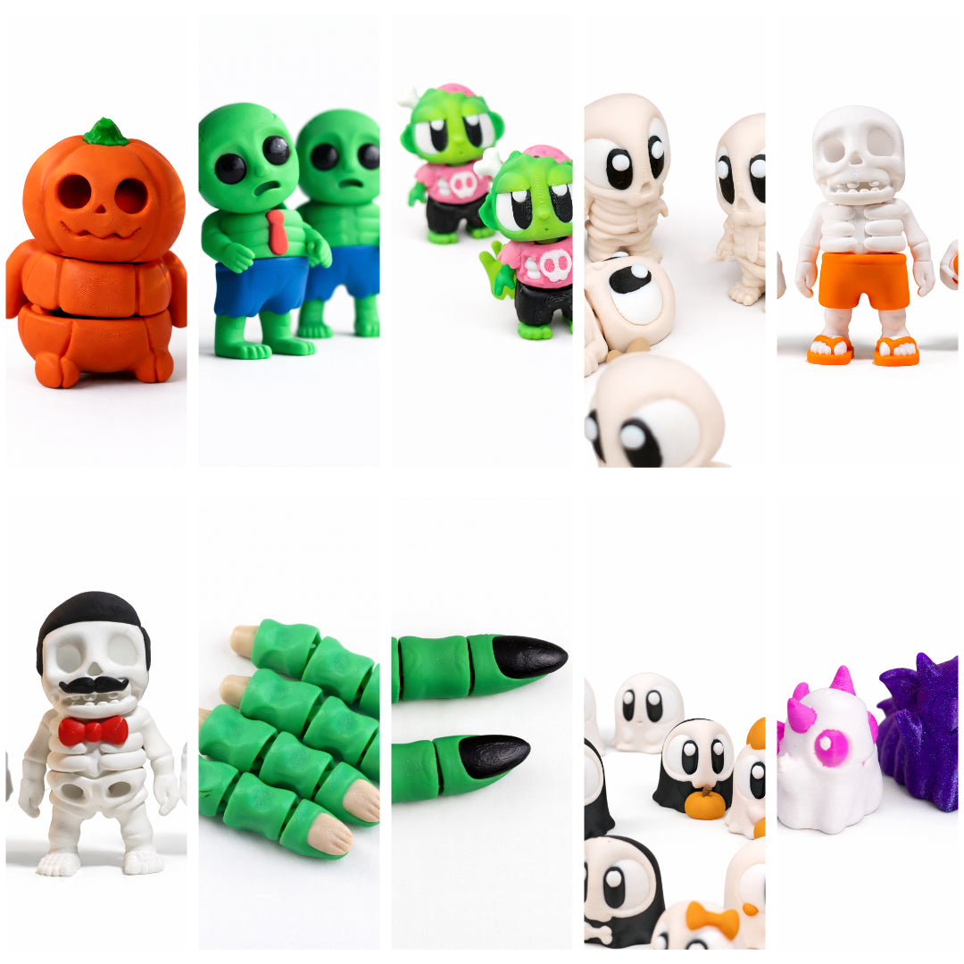 Spooky, Skeletons and Horror Mystery Minis