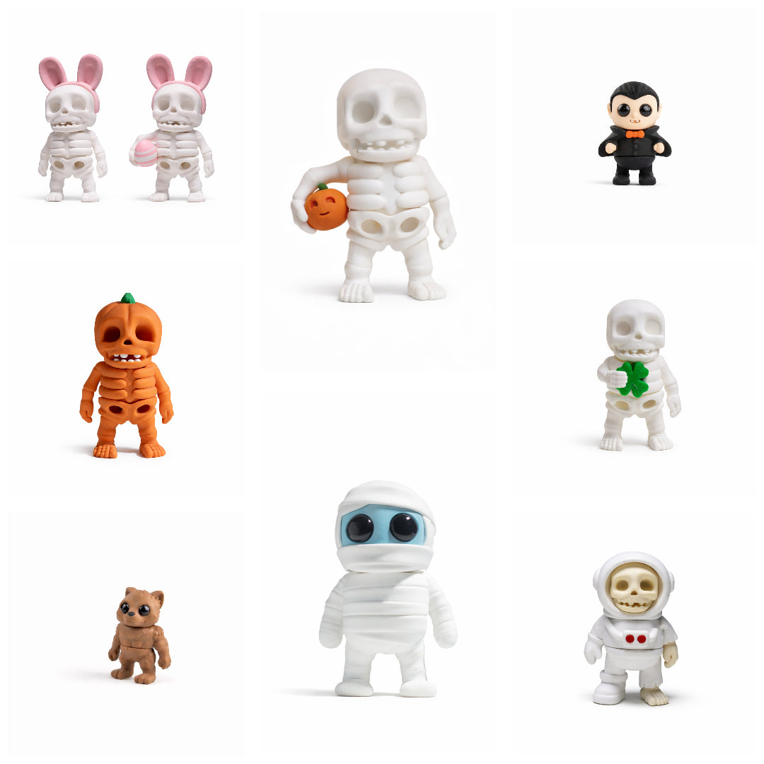 Spooky, Skeletons and Horror Mystery Minis