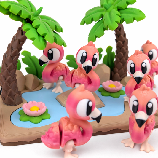 Flamingo & Pink Lagoon Playset